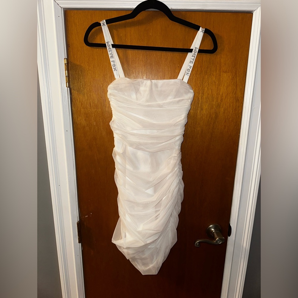 White Fox Boutique Cream Mini Dress